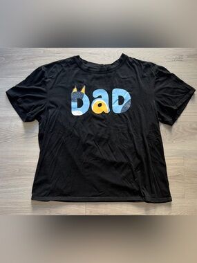 Bluey - Dad Black T Shirt